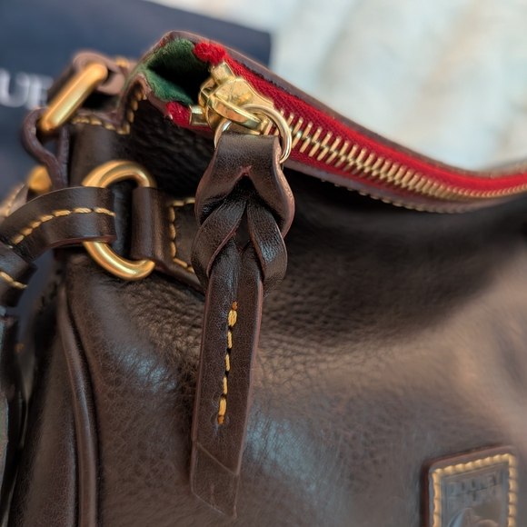 Dooney & Bourke Black Crossbody Bag with Red Accents - Picture 6 of 13
